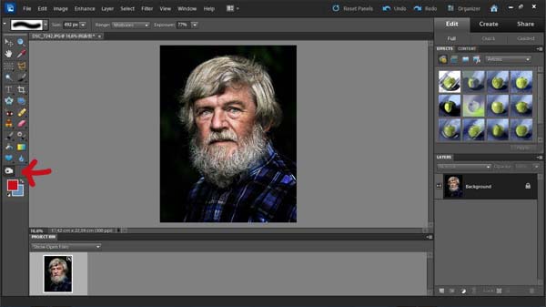 Vejledning i Dragon-effekt fotografi.