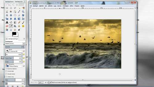 GIMP (GNU Image Manipulation Program). Free photo editor.