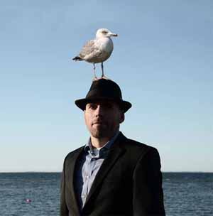 Surrealistisk fotografi - Portræt af en måge 