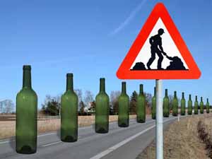 Vejarbejde - surrealistisk fotografi